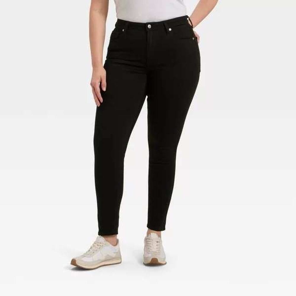 Universal Thread Modern Skinny Jeans Black High Rise Womens 14 NWT
